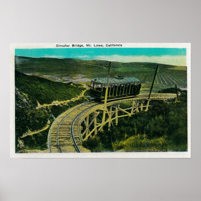 Poster Ponte Circular, Monte LoweMt. Lowe, CA (Frente)