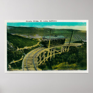 Poster Ponte circular, Mt. LoweMt. Lowe, CA