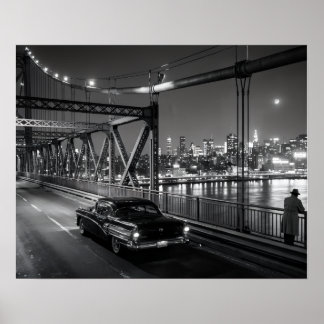 Poster Ponte Clássica de Filme Noir