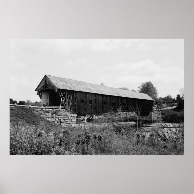 Poster Ponte coberta antiga (Frente)