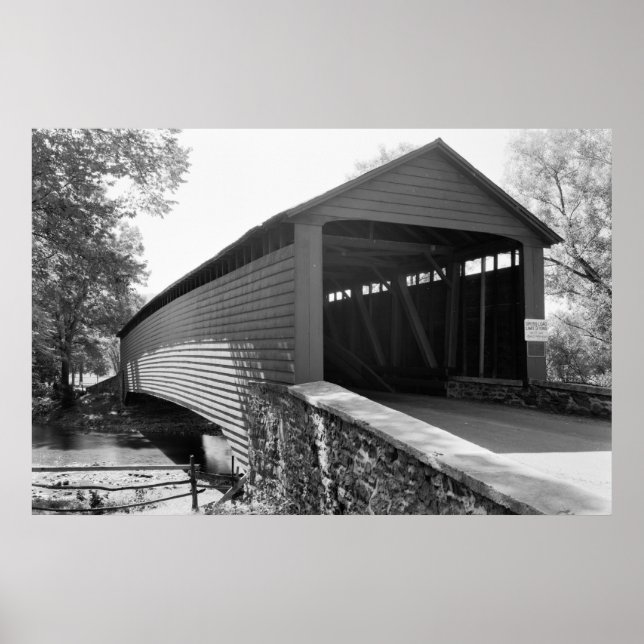 Poster Ponte Coberta por Griesemer Mill (Frente)
