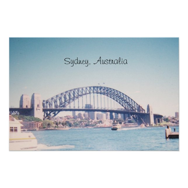 Pôster Ponte da Baía de Sydney, Austrália (Frente)