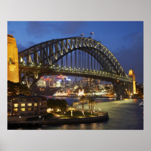 Poster Ponte da Baía de Sydney e Park Hyatt Sydney Hotel