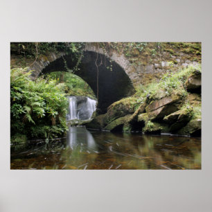 Pôster Ponte da cachoeira de Torc