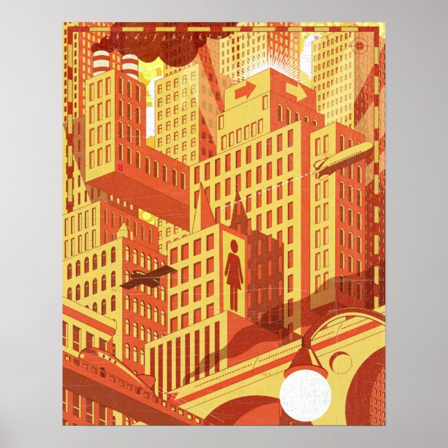 Pôster Ponte da cidade (Frente)