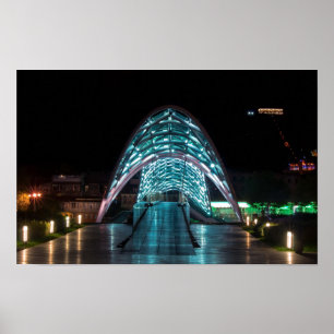 Poster Ponte da Paz, Tbilisi, Geórgia