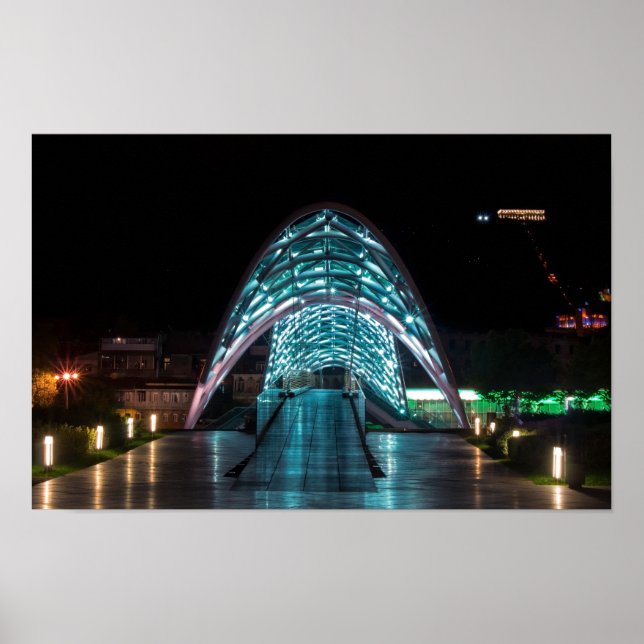 Poster Ponte da Paz, Tbilisi, Geórgia (Frente)