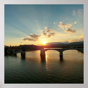 Poster Ponte da rua da noz de Chattanooga TN