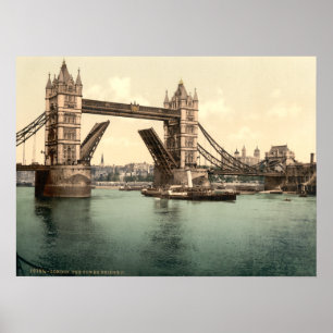 Poster Ponte da torre mim, Londres, Inglaterra