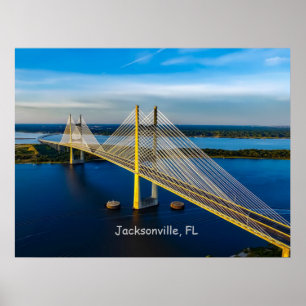 Poster Ponte Dames Point, Jacksonville