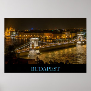 Pôster Ponte de Budapeste na Hungria