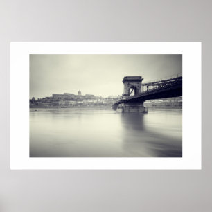 Poster Ponte de Cadeia Szechenyi e Palácio Real