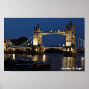Poster Ponte de Londres. Night Sky