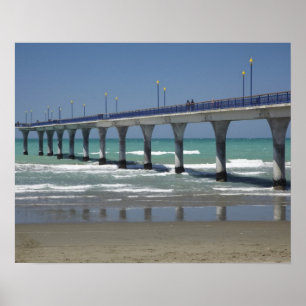 Pôster Ponte de New Brighton, Christchurch
