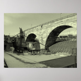 Pôster Ponte de pedra do arco