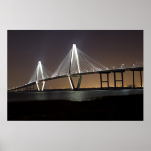 Pôster Ponte de Ravenel na noite