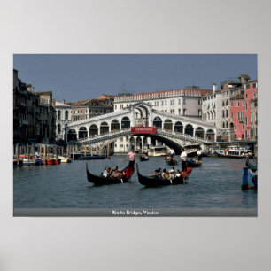 Pôster Ponte de Rialto, Veneza
