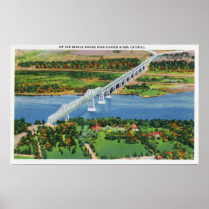 Pôster Ponte de Rip van Winkle sobre o Rio Hudson