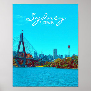 Poster Ponte de Sydney Ferry Harbor