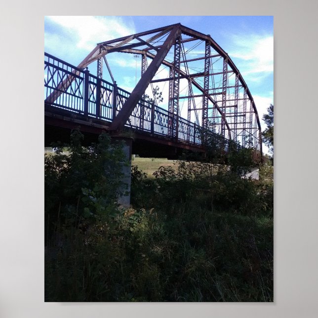 Poster Ponte de Treliça Ferroviária (Frente)