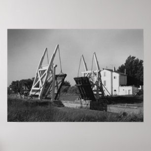 Poster Ponte de Van Gogh, Arles, c.1850-1960