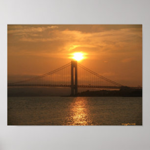Pôster Ponte de Verrazano de Brooklyn a Staten Island