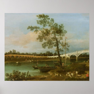Poster Ponte de Walton, 1755 (óleo na canvas)