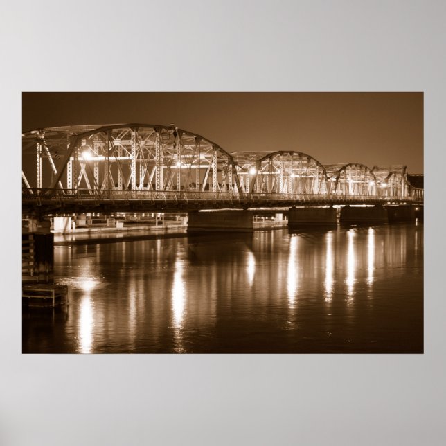 Pôster ponte de Wisconsin, condado, (Frente)