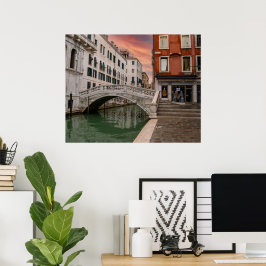 Poster Ponte di Canonica Venice Italy