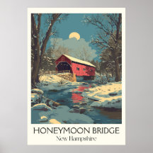 Ponte do Casamento Cena de Inverno NH