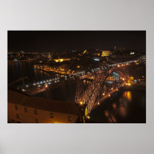 Pôster Ponte do ferro dos DOM Luis em Porto