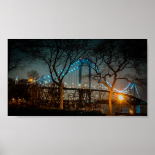 Poster Ponte do pescoço de NYC Throgs