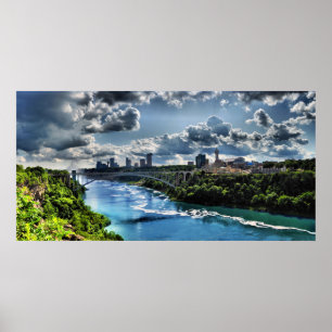 Poster Ponte do Rio Niágara/arco-íris