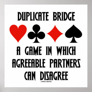 Pôster Ponte Duplicada Um Jogo Que Parceiros Concordantes