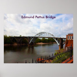 Poster Ponte Edmund Pettus em Selma, Alabama