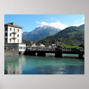 Pôster Ponte em Interlaken na suiça