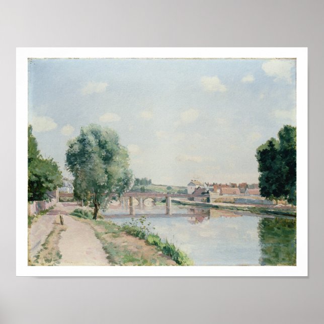 Poster Ponte Ferroviária, Pontoise (Frente)