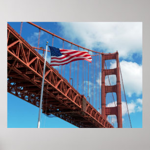 Poster Ponte Gloden de São Francisco, San Fran CA