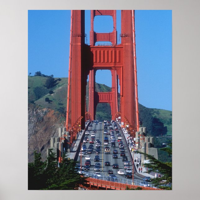 Poster Ponte Golden Gate e Baía de São Francisco (Frente)