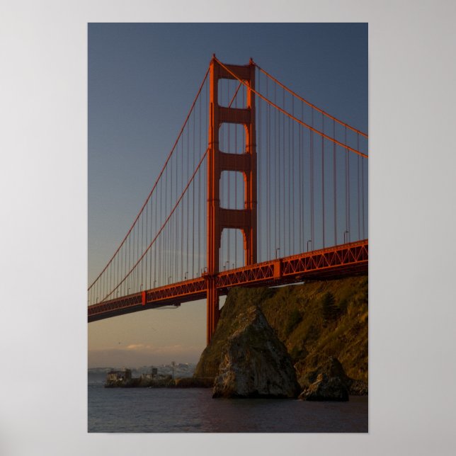 Pôster Ponte Golden Gate e São Francisco (Frente)