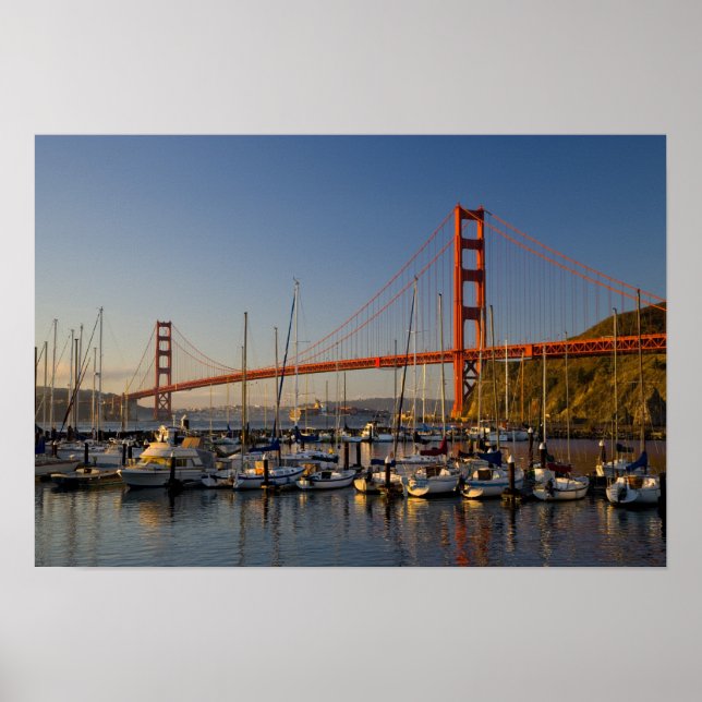 Pôster Ponte Golden Gate e São Francisco 2 (Frente)