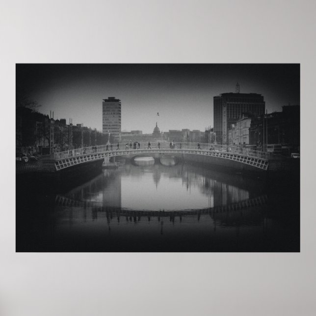 Pôster Ponte Ha'penny, Dublin - Canvas (Frente)