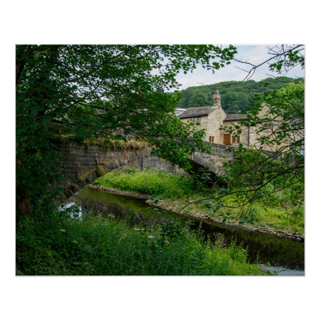Pôster Ponte Hawksclough, Mytholmroyd (Frente)
