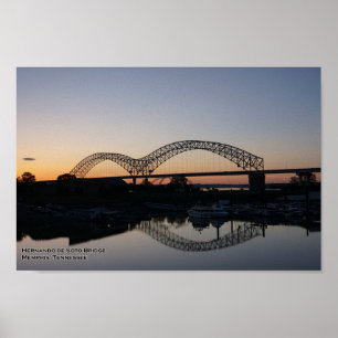 Poster Ponte Hernando De soto, Memphis
