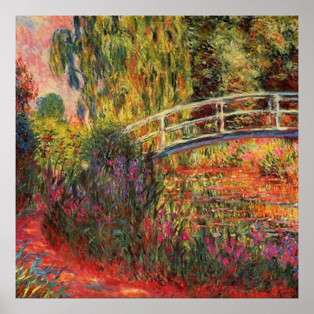 Poster Ponte Japonesa | Claude Monet (Frente)