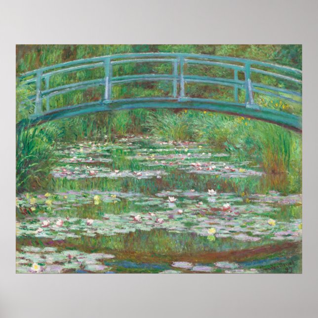 Poster Ponte Japonesa, Claude Monet Fine Art (Frente)