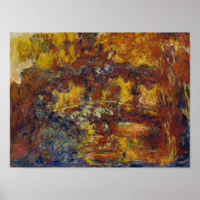 Poster Ponte Japonesa de Monet (Frente)