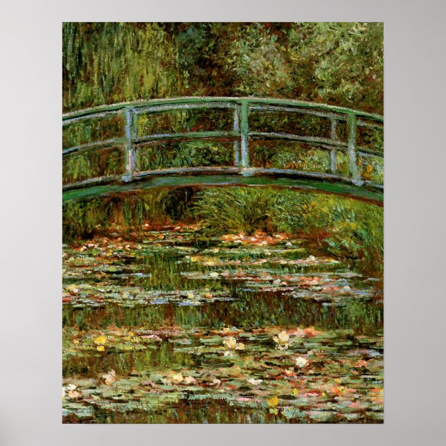 Poster Ponte Japonesa Francesa de Monet Arte (Frente)