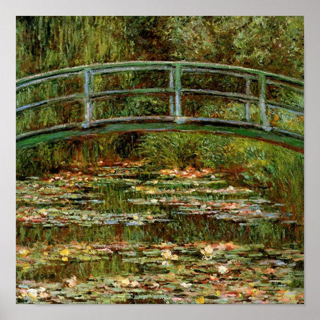 Poster Ponte Japonesa Francesa de Monet Arte (Frente)