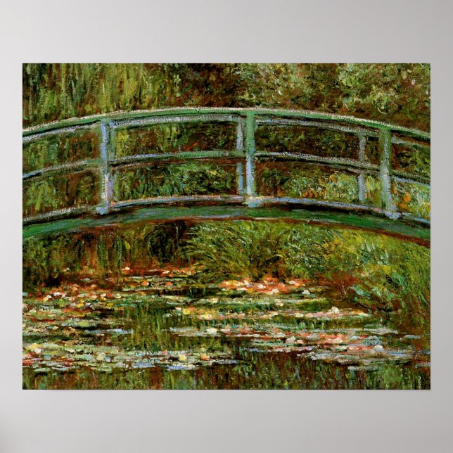 Pôster Ponte Japonesa Francesa de Monet Arte (Frente)